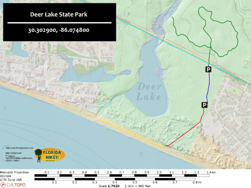 Deer Lake State Park Trail Map